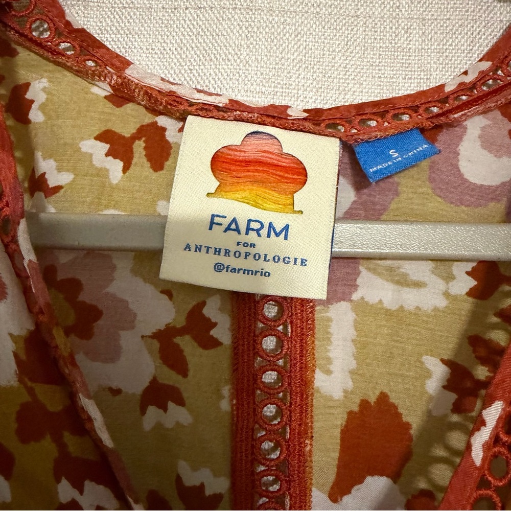 FARM Rio Floral Puff Sleeve Bodysuit - Picture 7 of 7